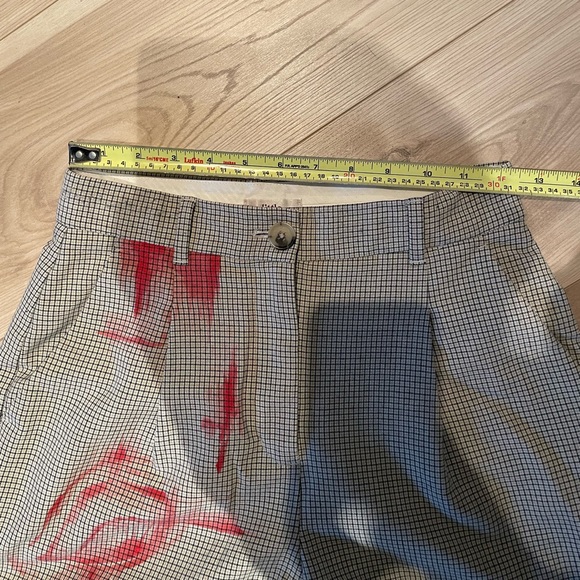 Little moon checkered trousers - hand painted, heat set art - Picture 5 of 8